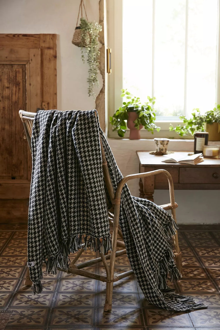 Plaid à franges Gaspard