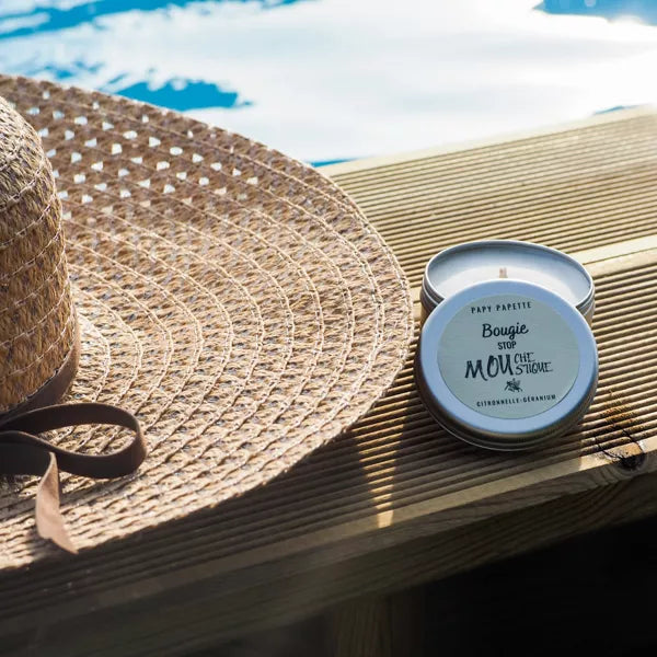 Bougie anti mouches et moustiques - Papy Papette