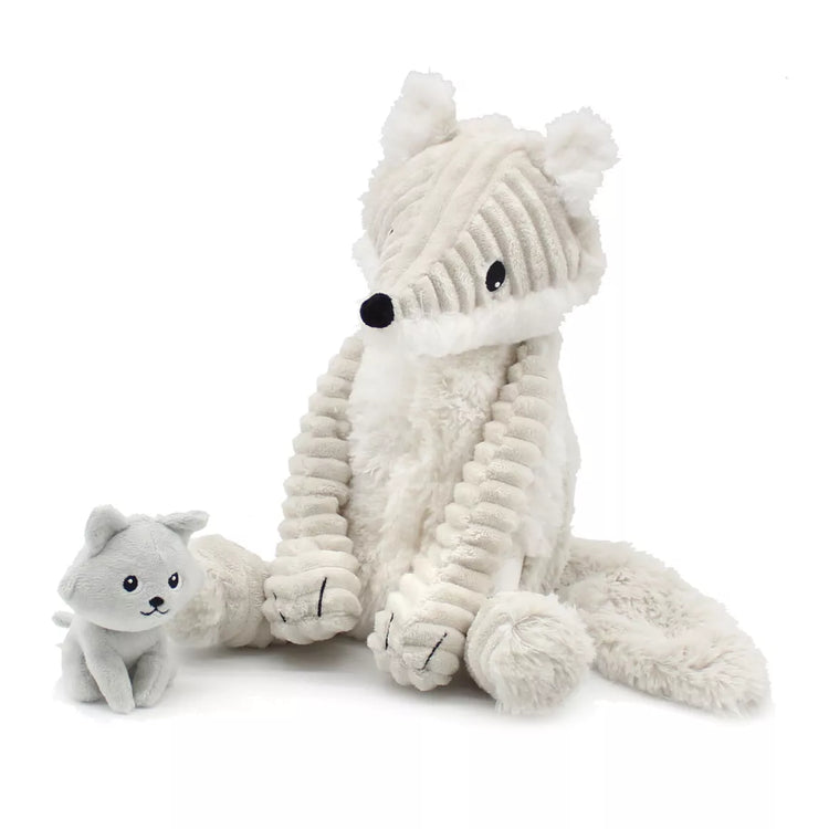 RENARD DES NEIGES MAMAN & BEBE - 27CM