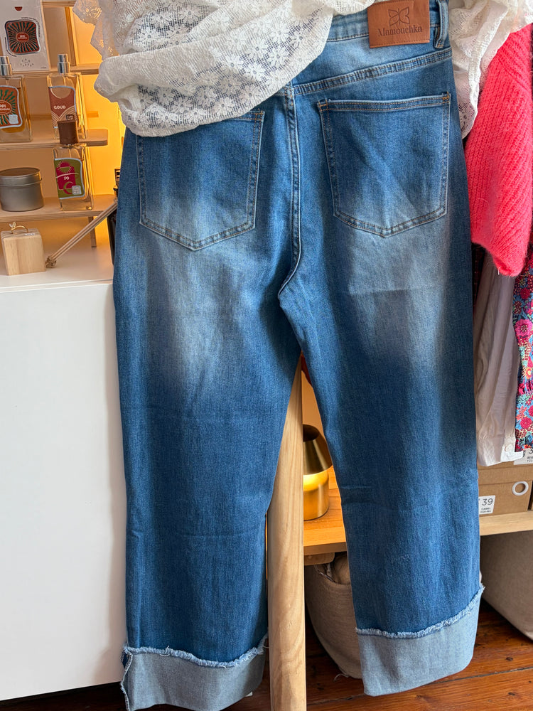 Le jean revers Mamouchka Paris