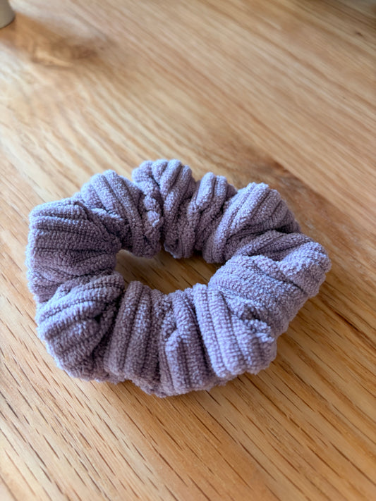 Chouchou velours parme