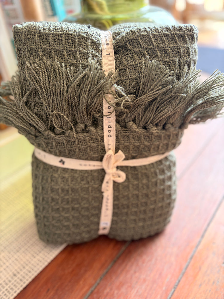 Plaid à franges Gabin