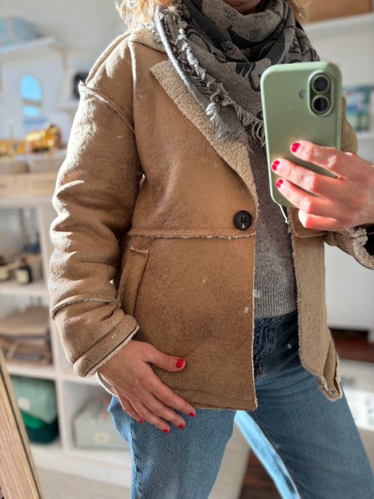 Veste Aviateur Amy / Beige