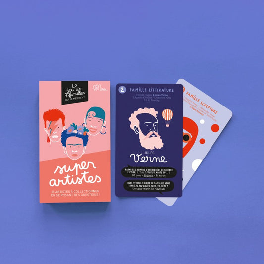 Jeu de 7 familles qui se méritent - SUPER ARTISTES