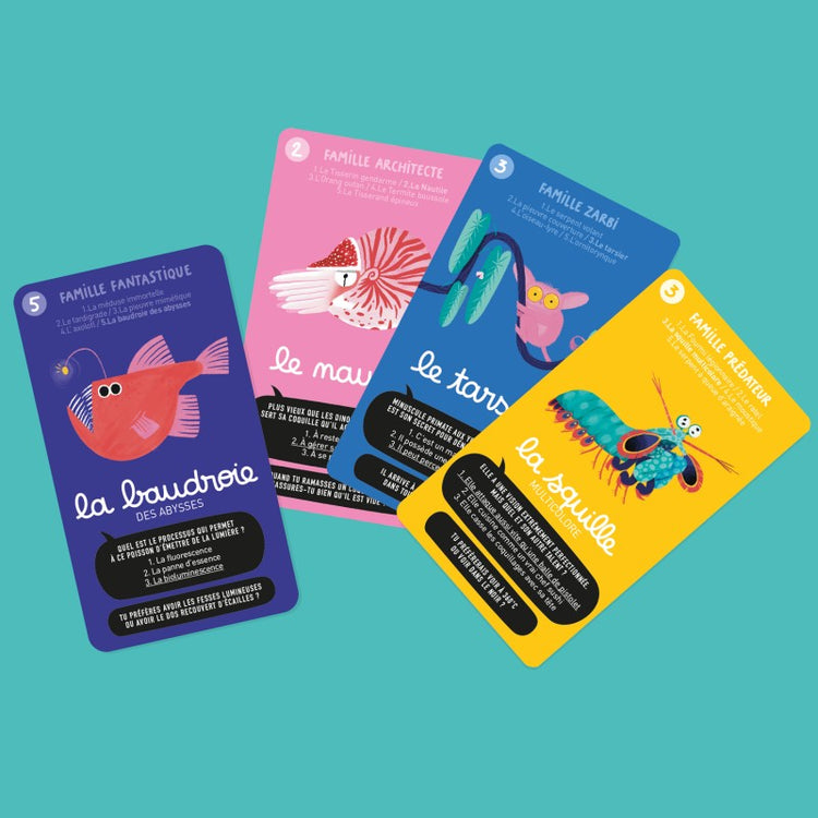 Jeu de 7 familles qui se méritent - SUPER BESTIOLES