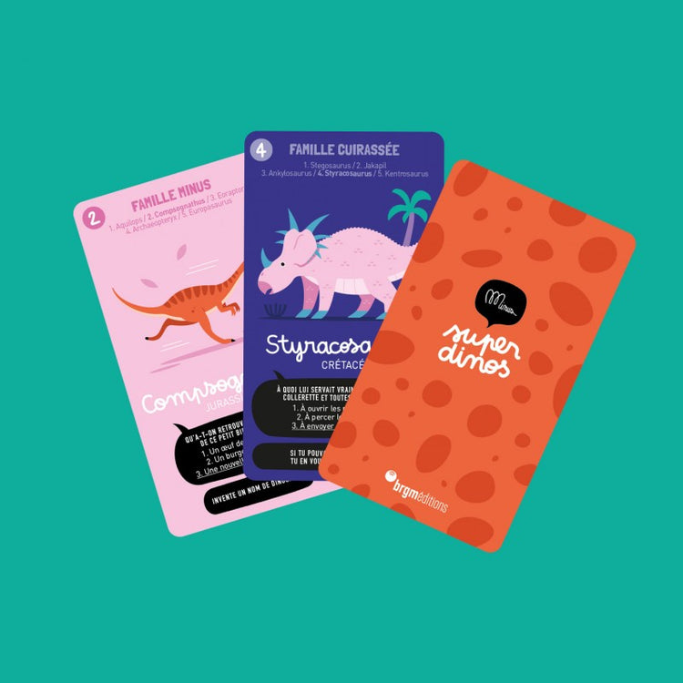 Jeu de 7 familles qui se méritent - SUPER DINOS
