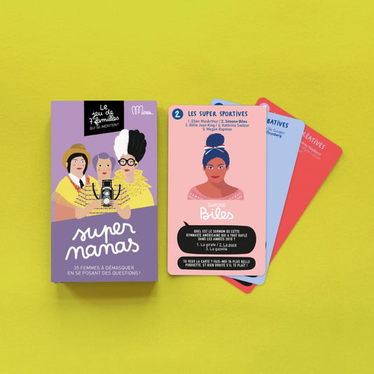 Jeu de 7 familles qui se méritent - SUPER NANAS