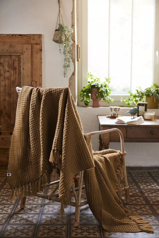 Plaid à franges Gabriel