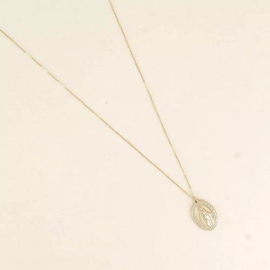 Collier pendentif la Madone