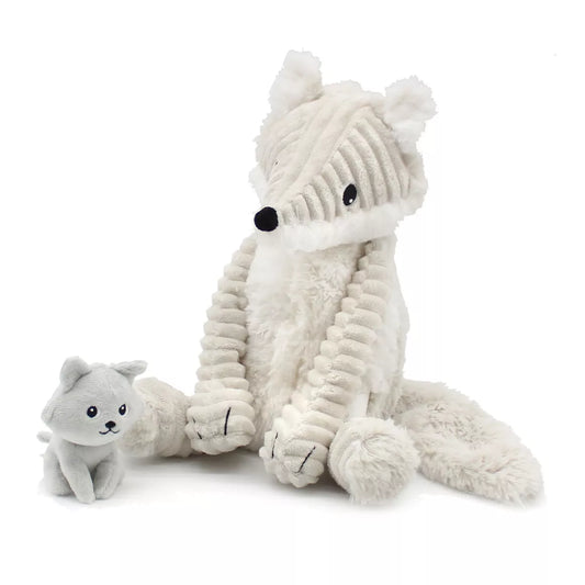 RENARD DES NEIGES MAMAN & BEBE - 27CM