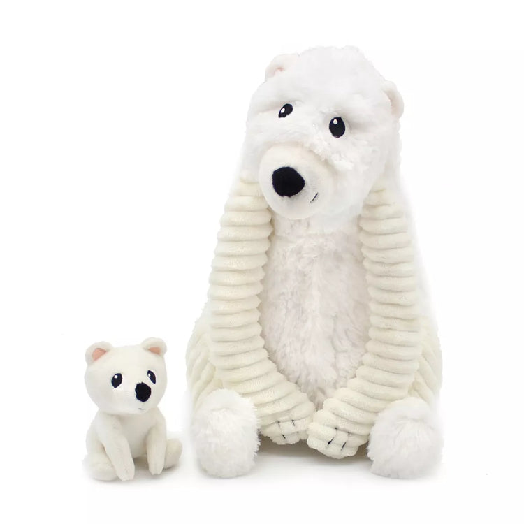 L'OURS POLAIRE MAMAN & BEBE - 31CM