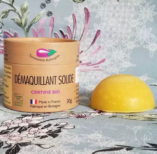 Démaquillant solide bio naturel