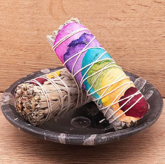 Bâton de sauge blanche 7 chakras