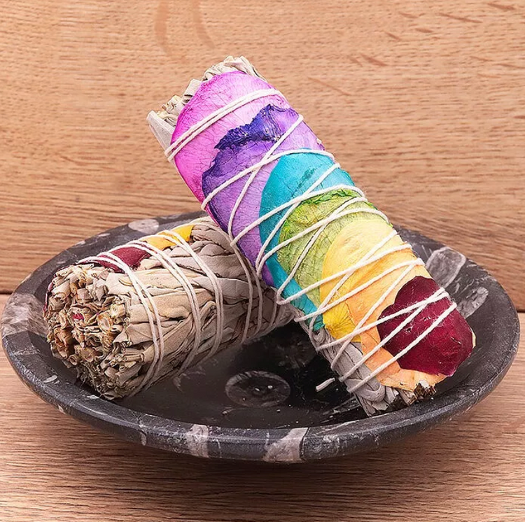 Bâton de sauge blanche 7 chakras