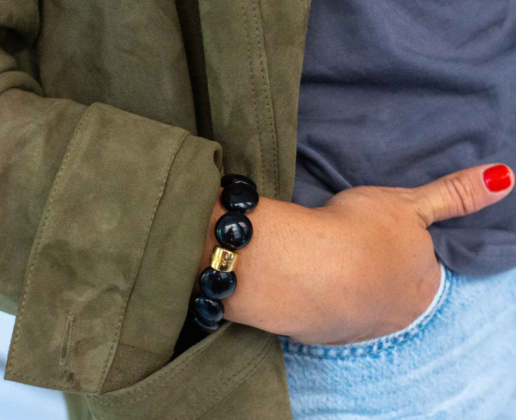 Bracelet Bombom By Parabaya / Noir