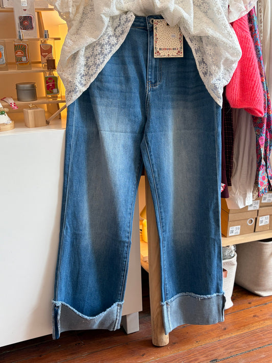 Le jean revers Mamouchka Paris