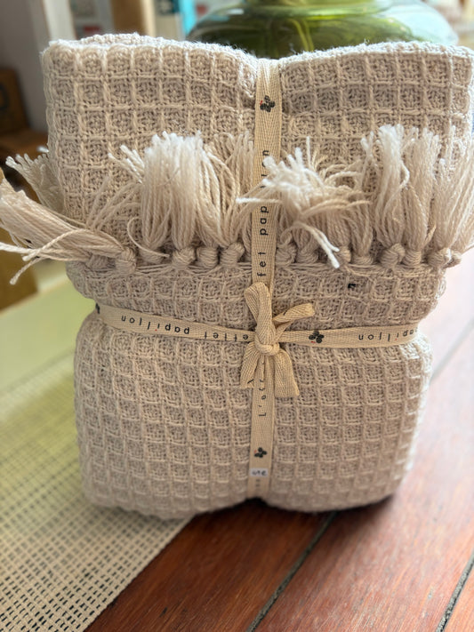 Plaid à franges Gabin