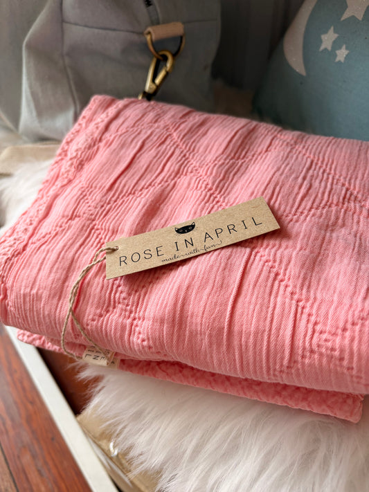 Plaid enfant Rose in April