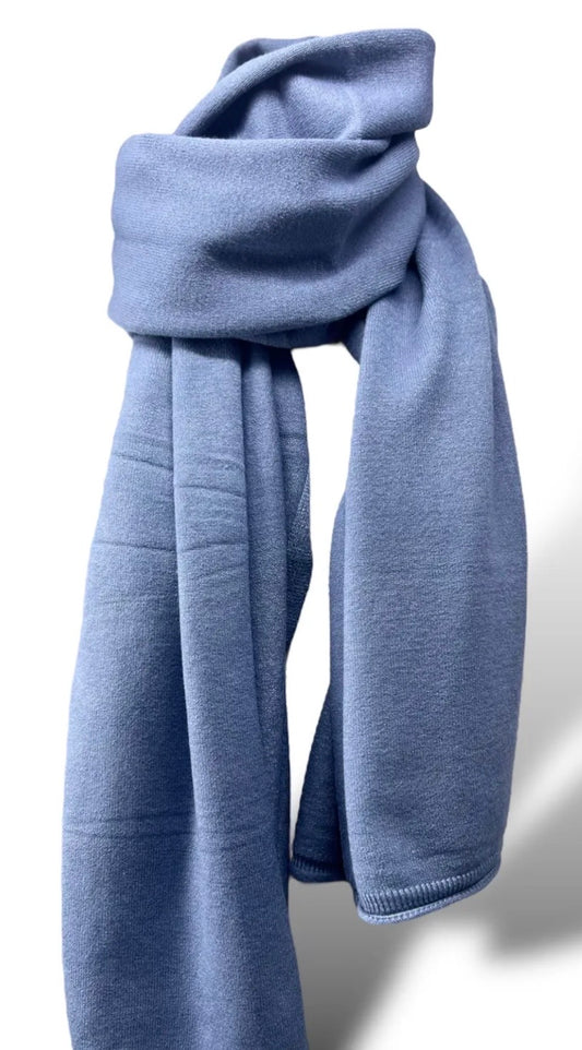 Echarpe XXL Ivannah / bleu denim