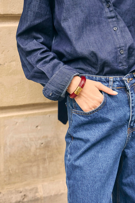 Bracelet manchette Iris