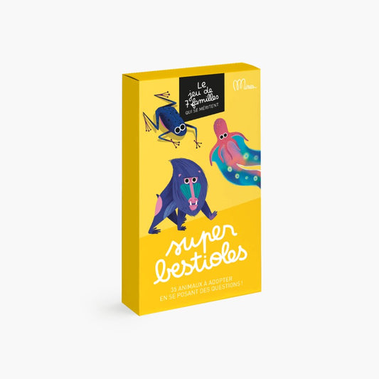 Jeu de 7 familles qui se méritent - SUPER BESTIOLES