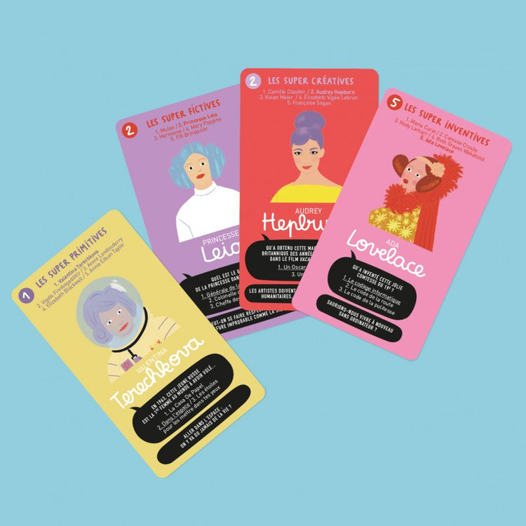 Jeu de 7 familles qui se méritent - SUPER NANAS